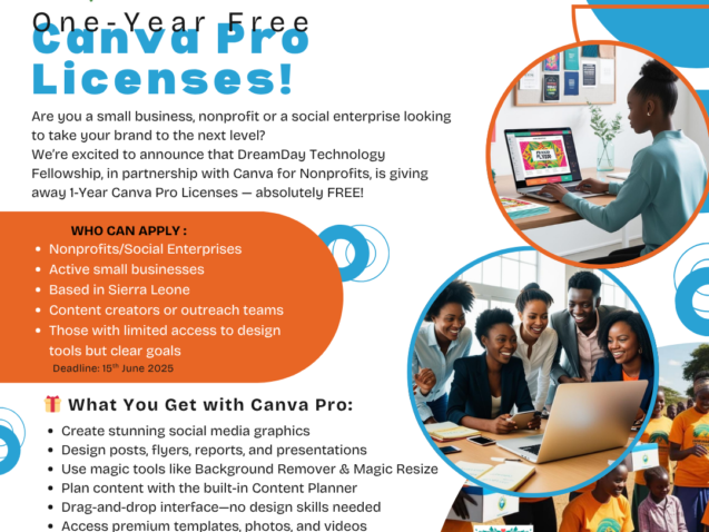DreamDay Technology Fellowship x Canva – Apply for a 1-Year Canva Pro License!